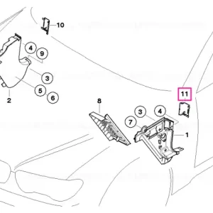 Capac priză OBD FLANELLGRAU - BMW Reducere extra