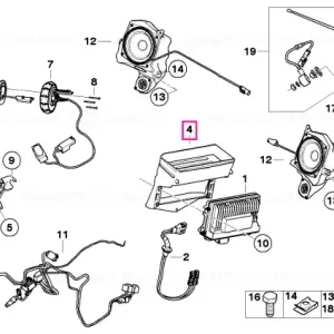 Reducere Suport unitate comandă audio - BMW Motorrad