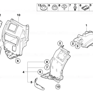 Conduct aer răcitor ulei motor dreapta - BMW Promoție