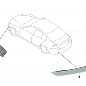 Reducere Side marker light, right - BMW