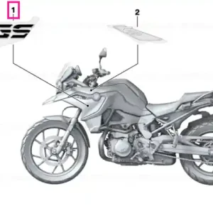 Lettering, right - BMW Motorrad Cel mai vândut