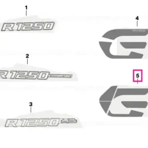 Lettering, right - BMW Motorrad Livrare expres