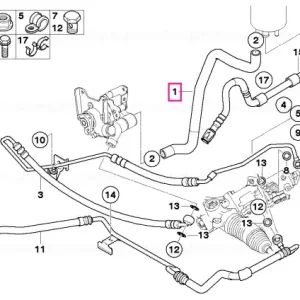 Cumpărături sigure Suction pipe active steering - BMW