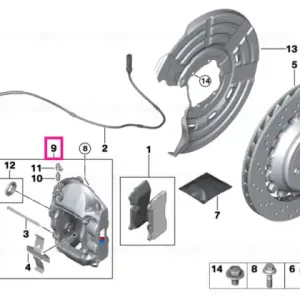 Super ofertă Etrier frână dreapta 18" - BMW