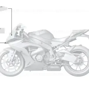 Premium Decor fairing top section, right - BMW Motorrad