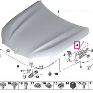 Vezi acum Gas spring front flap, active FGS - BMW