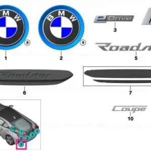 Cumpără acum Lettering trim ROADSTER - BMW