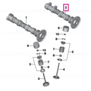 Retur ușor Outlet camshaft - BMW
