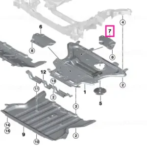 Cumpără online Soundproof structural reinforcement rear - BMW