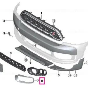 Ornament faruri față stânga ALL4 - BMW - Mini Vezi acum