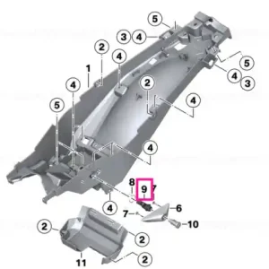 Eccentric for rear seat bench lock - BMW Motorrad Ofertă