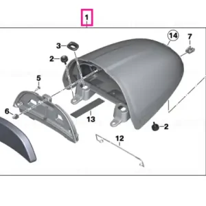 Ofertă de sezon Set capac cărţuş coadă - BMW Motorrad