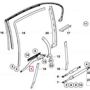 Window lifter rear left - BMW Ofertă