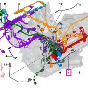 Wrng.harness,motor, sensorsystem, module 5-8 - BMW Premium