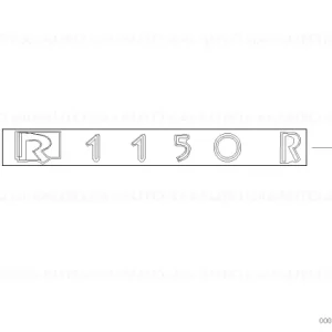 Preț redus Lettering SI/WS/SI - BMW Motorrad