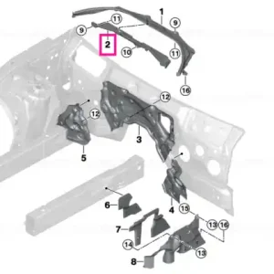 Bulkhead, lower section - BMW Preț mic