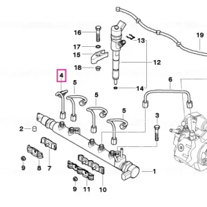 Pressure hose assy 1 - BMW - Mini Lichidare de stoc