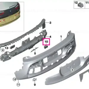 Counter support rearview camera - BMW Reducere specială