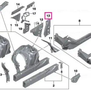 Right interior column A - BMW Mai ieftin