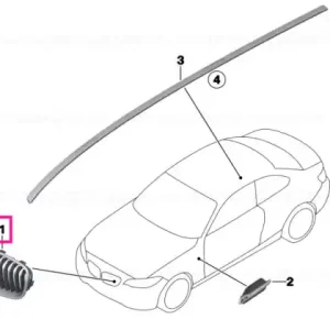 Reducere de preț Grille, front, left SPORT - BMW