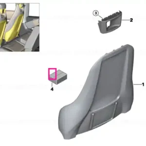 Cumpărături sigure Rear panel ARAGAZGRAU - BMW