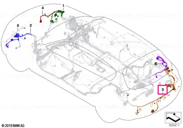 Rear repair wiring set - BMW Reduceri