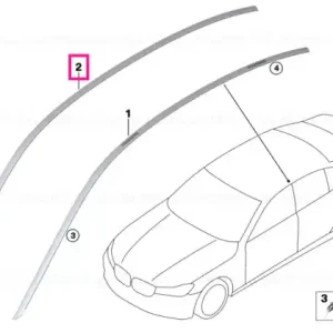 Super ofertă Finisher, side frame left - BMW