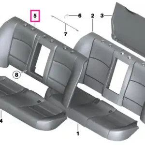 Retur gratuit Husă spătar din piele LCCX,LCDH OYST LCCX,LCDH OYST. - BMW
