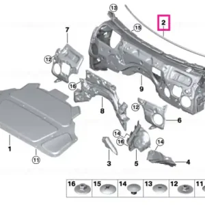 Cheder izolare fonica parbriz - BMW Seria 1 E81 E82 E87 E88, Seria 2 G42 G87M2, Seria 3 G20 G21 G28 G80M2 G81M3, Seria 4 G22 G23 G26 G82M4 G83M4, i3 G28, i4 G26, X1 E84, Z4 E89 - Mini Cabrio R57, Clubman R55, Coupe R58, Roadster R59, R56 Ofertă