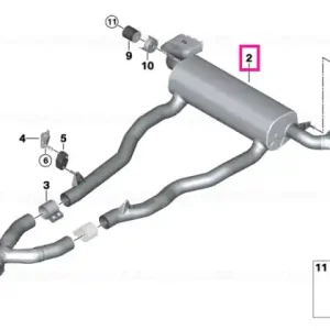 Cel mai vândut Rear silencer - BMW