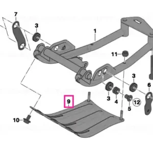 Disponibil imediat Placa acoperire - BMW Motorrad