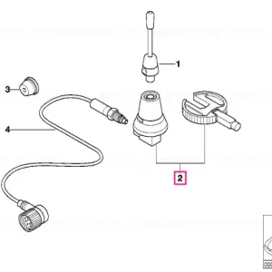 Telephone roof antenna base - BMW Transport gratuit