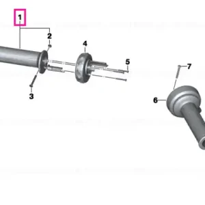 Nu rata Handle left 5.5 OHM - BMW Motorrad