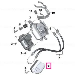 Capac clapetă gaze eșapament - BMW Motorrad Ofertă exclusivă