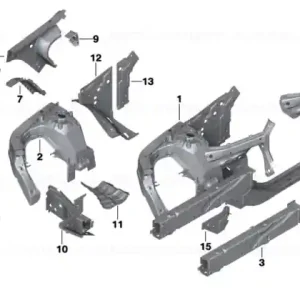 Sprijin aripa, exterior stanga - BMW Ofertă specială