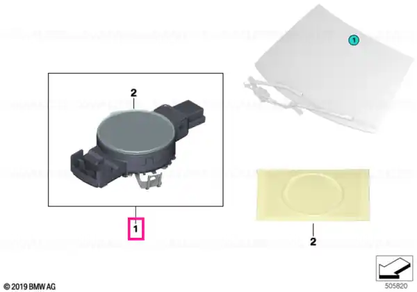 Senzor ploaie/lumina/solar HUD 4.8 - BMW Calitate înaltă