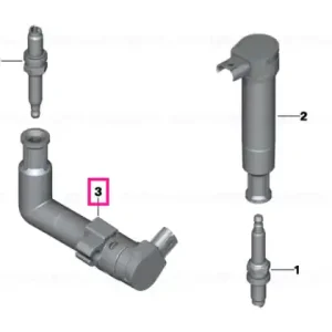 Ofertă limitată Angle ignition coil, right - BMW Motorrad