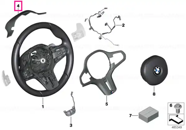 Reducere specială Capac volan superior - BMW