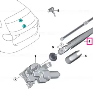 Wiper arm - BMW Cumpărături sigure