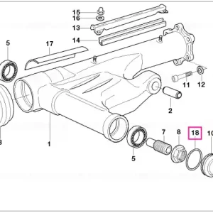 O-ring 43X3 - BMW Motorrad Mai ieftin