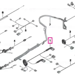 Wiring harness, electric parking brake - BMW Cumpărături sigure