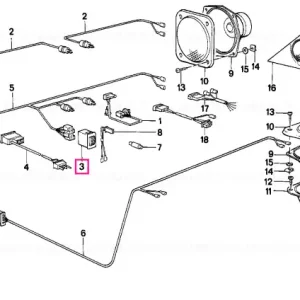 Vezi acum Fader control with flat-type connector - BMW