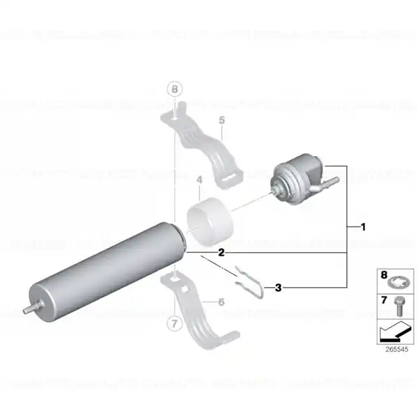 Vezi acum Filtru combustibil cu preincalzitor BMW Seria 2 F45, F46; X1 F48; X2 F39, MINI F54, F55, F56, F57