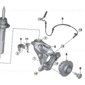 Front right spring strut - BMW - Mini Preț promoțional