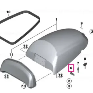 Lichidare de stoc Lock cylinder with VIN code - BMW Motorrad