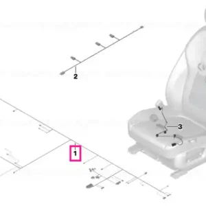 Wiring set seat right - BMW Premium