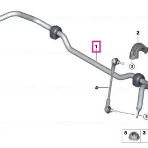 Anti-roll bar, front axle - BMW Ultima șansă