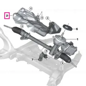 Steering box heat resistant plate - BMW Preț mic