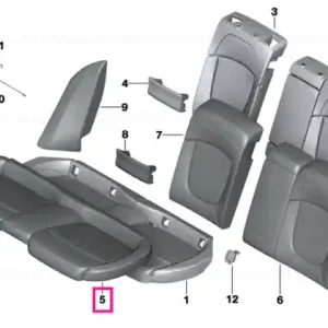 Plată sigură Husă scaun pânză/piele CXE1 CARB. CXE1 CARB.BLACK - BMW - Mini