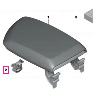 Centre arm rest lock - BMW Ofertă